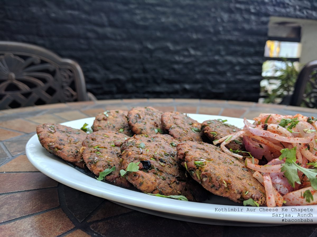 sarjaa aundh baconbaba dhaniya cheese chapete