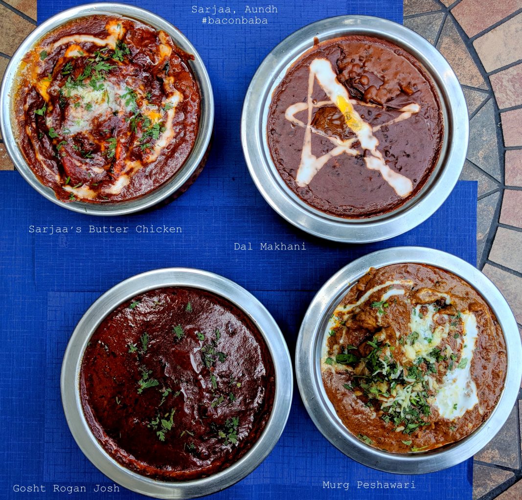 sarjaa aundh baconbaba butter chicken dal makhani