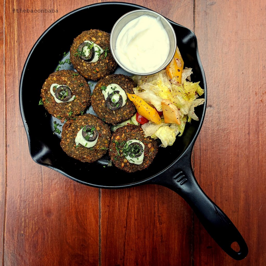 souk baconbaba falafel platter