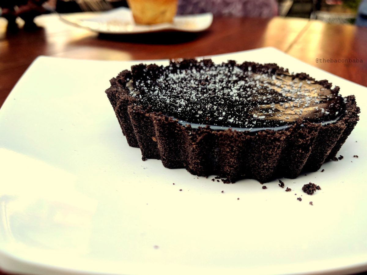 souk baconbaba Dark Chocolate Tart with Mediterranean Sea Salt