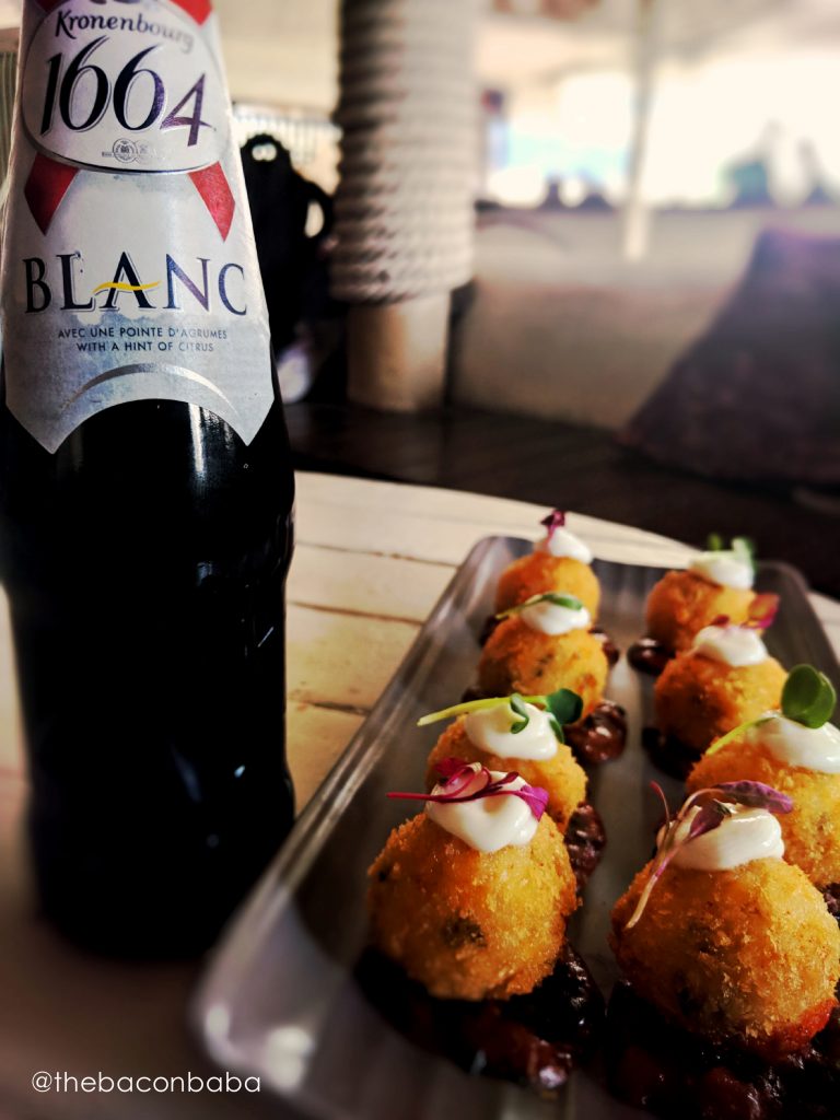 Chatpata Corn Aranchini euriska baconbaba