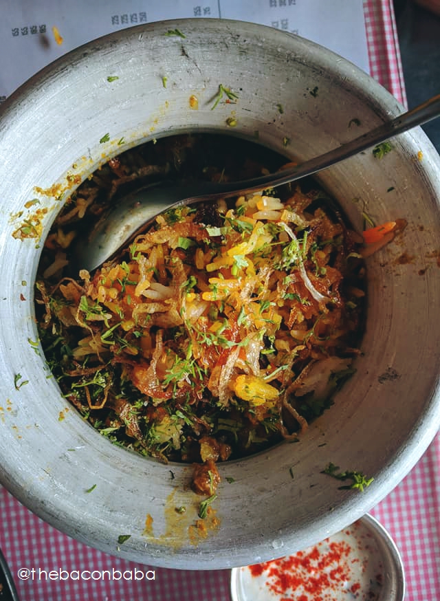 Mutton Biryani rustom batlivala baconbaba